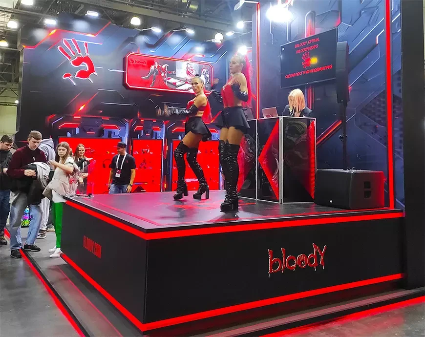 Репортаж со стенда Bloody на выставке Red Expo-2024