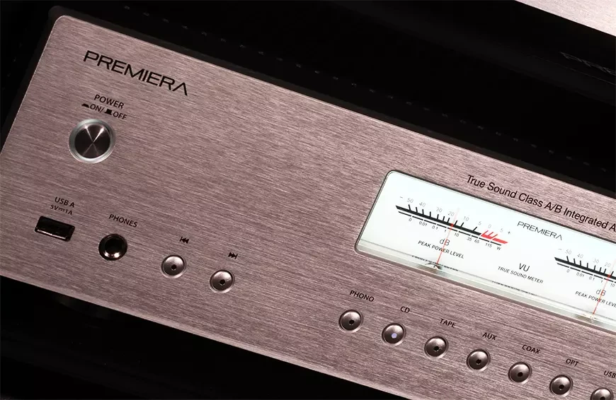 Интегральный усилитель с встроенным ЦАП, фонокорректором и Bluetooth Premiera A1VU