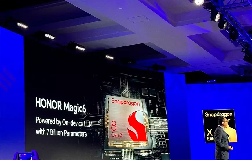 Смартфон HONOR Magic6 с модулем LLM на базе чипсета Snapdragon 8 Gen 3