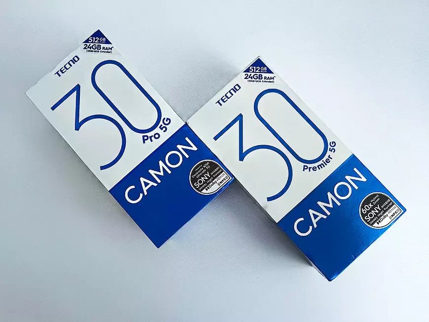 Смартфоны TECNO CAMON 30 Premier 5G и TECNO CAMON 30 Pro 5G