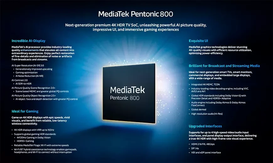 Чипсет MediaTek Pentonic 800