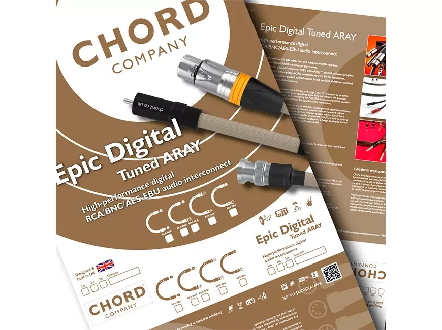   Цифровой коаксиальный кабель Epic Digital Tuned ARAY от Chord Company