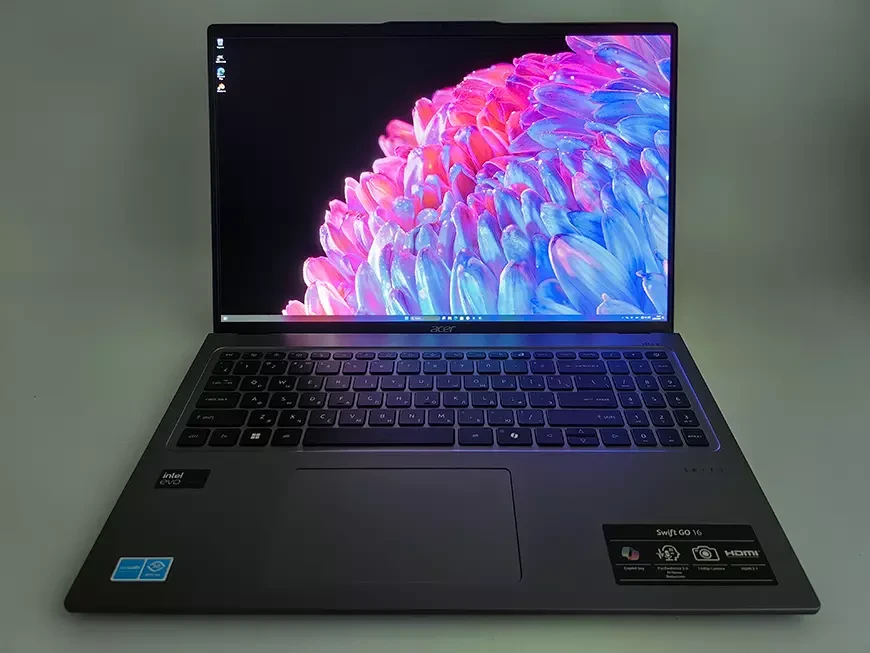 Обзор мощного ноутбука Acer Swift Go 16 на Intel Core 7 с OLED-экраном