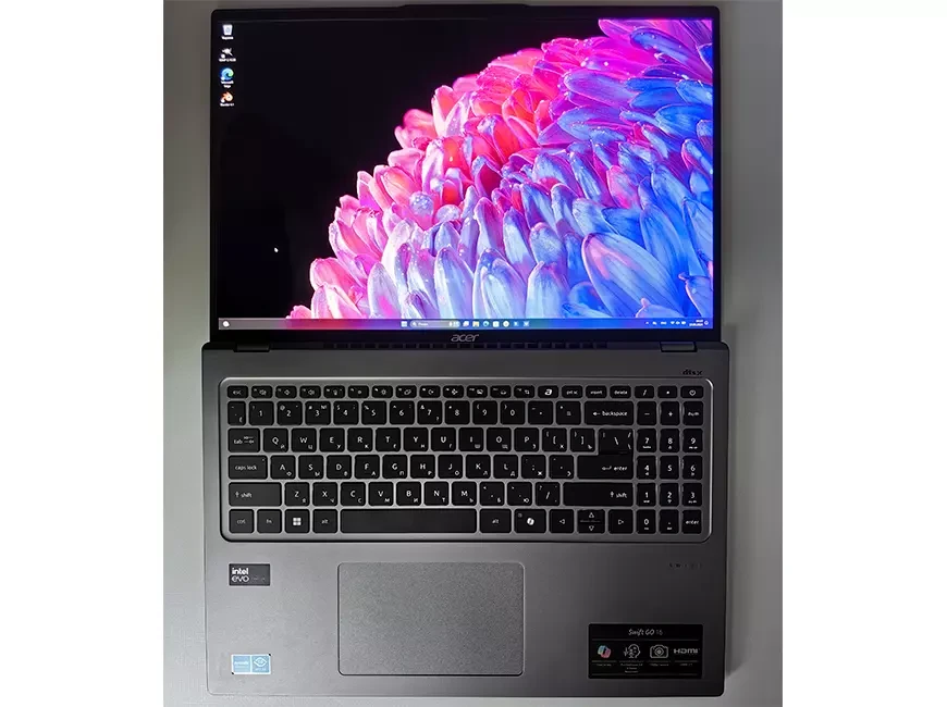 Обзор мощного ноутбука Acer Swift Go 16 на Intel Core 7 с OLED-экраном