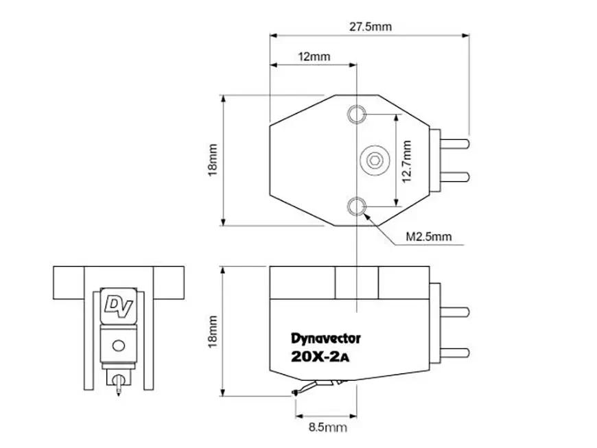   Головка звукоснимателя с подвижной катушкой Dynavector DV20X2A