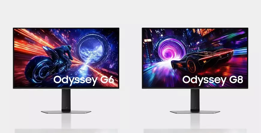 Мониторы Samsung Odyssey OLED G6 и Samsung Odyssey OLED G8