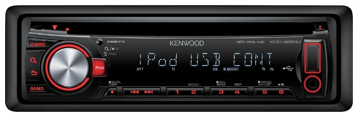 MP3/CD/USB-ресивер Kenwood KDC-4651URY