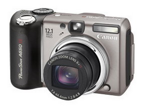 Цифровая фотокамера Canon PowerShot A650 IS