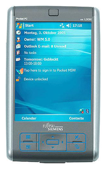 Карманный компьютер Fujitsu-Siemens Pocket Loox N500