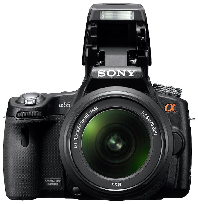 Цифровая зеркальная фотокамера Sony Alpha SLT-A55V (Kit)