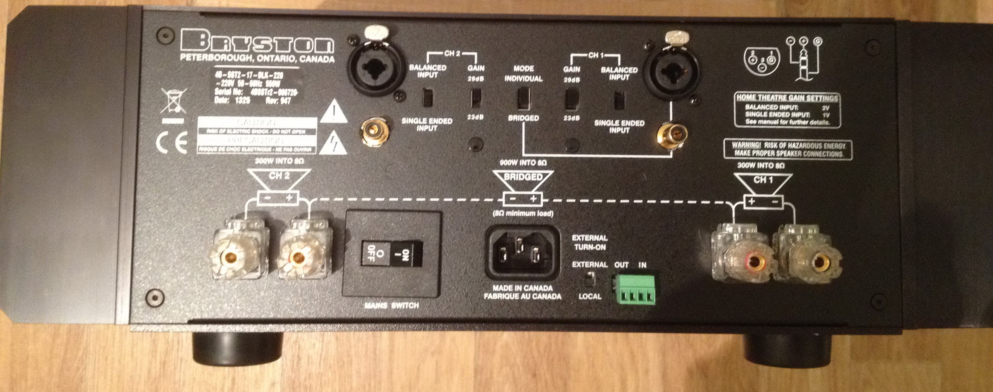 Bryston 4b sst2 схема