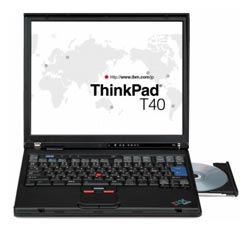 Ноутбук IBM ThinkPad T40