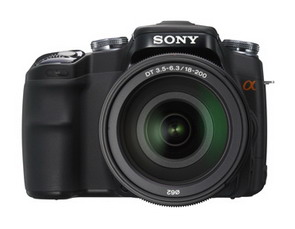 Цифровая зеркальная фотокамера Sony DSLR-A100H (DT 18-200 kit)