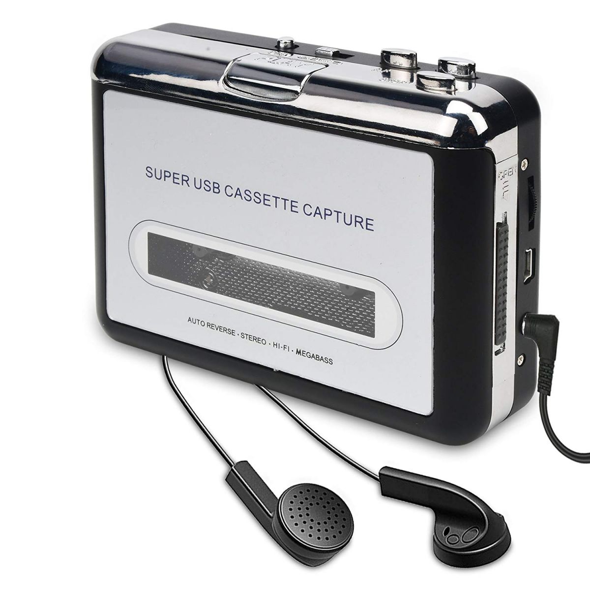 Портативный кассетный плеер с АЦП DIGITNOW Cassette Player BR602-CA