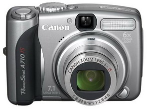 Цифровая фотокамера Canon PowerShot A710 IS