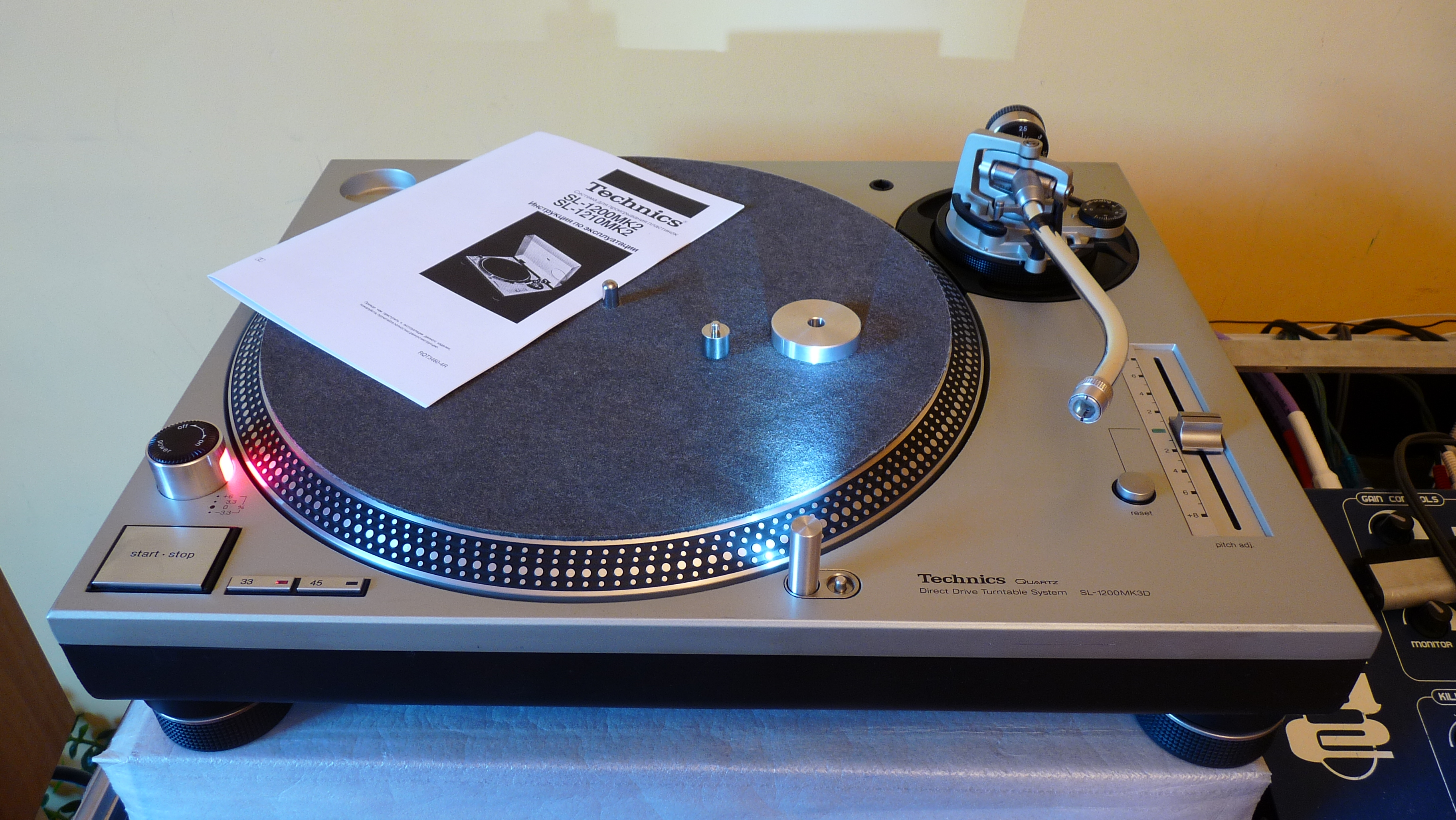 Panasonic - 箱有／Technics SL-1200MK3D黒×2、ミキサーセットの+find