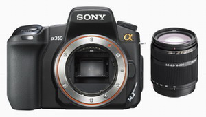 Цифровая зеркальная фотокамера Sony DSLR-A350H (DT 18-200 kit)