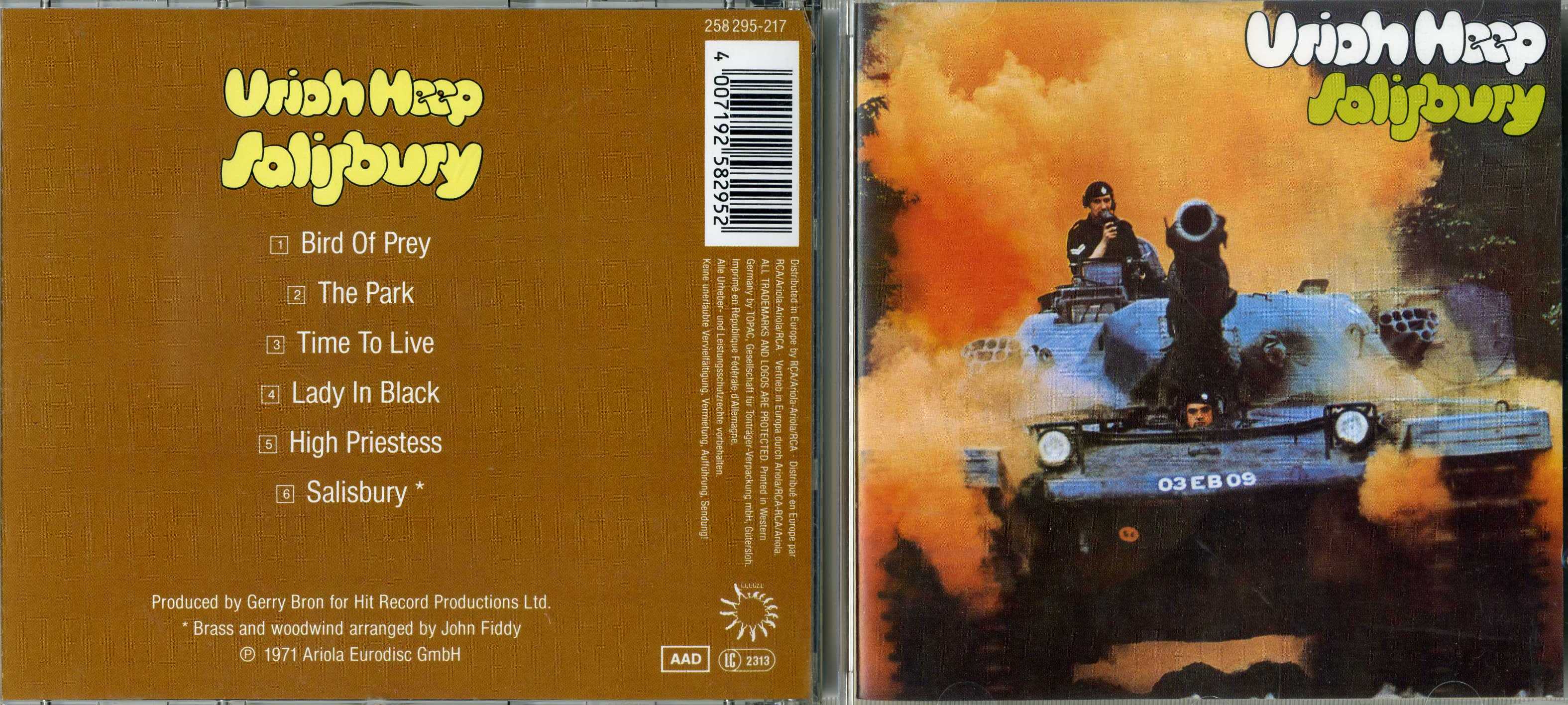 CD URIAH HEEP / SALISBURY /1970/71/ Germany | Hi-Fi.ru