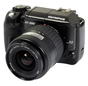 Цифровая зеркальная фотокамера Olympus E-300 (Double Zoom Kit)