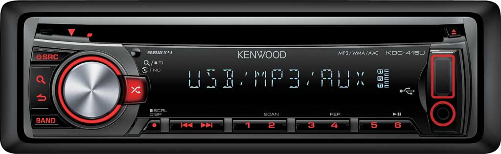 MP3/CD-ресивер Kenwood KDC-415UR