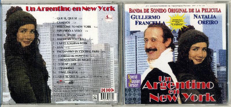 CD GULLERMO FRANCELLA , NATALIA OREIRO / UN ARGENTINO EN NEW YORK