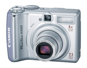 Цифровая фотокамера Canon PowerShot A550