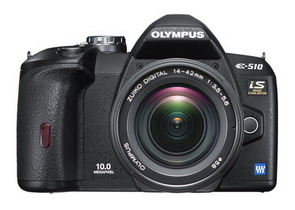 Цифровая зеркальная фотокамера Olympus E-510 (Double Zoom Kit)