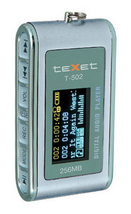 МР3-флэш плеер TeXet T-502/505/507