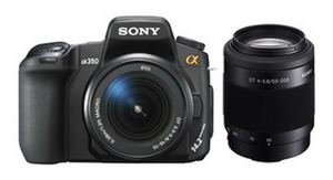 Цифровая зеркальная фотокамера Sony DSLR-A350X (DT 18-70 mm + 55-200 mm)