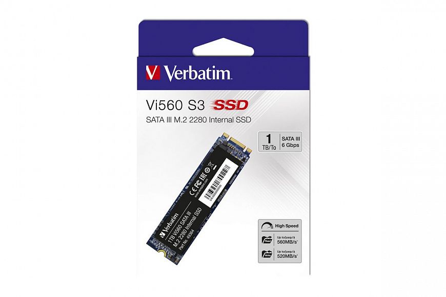 SSD-накопитель Verbatim Vi560 S3 M.2