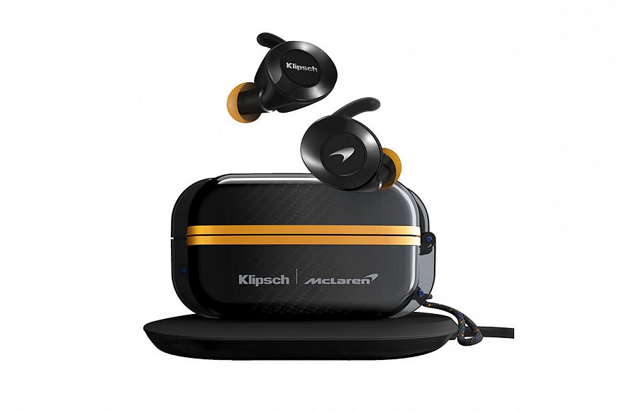 Беспроводные наушники Klipsch T5 II True Wireless Sport McLaren Edition