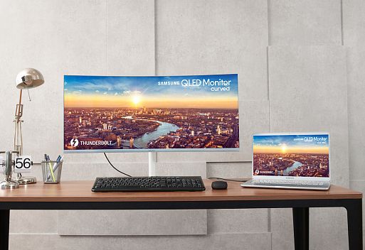 QLED-монитор Samsung CJ79 с портами Thunderbolt 3