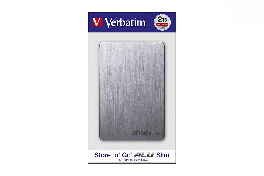 Внешний жесткий диск Verbatim Store n Go ALU Slim