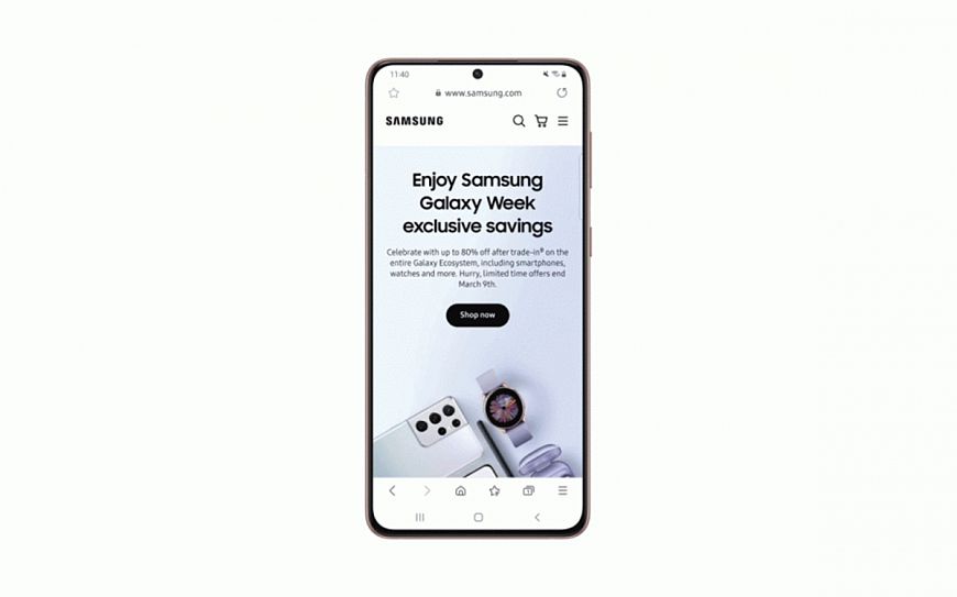 Доступна бета-версия приложения Samsung Internet 14.0