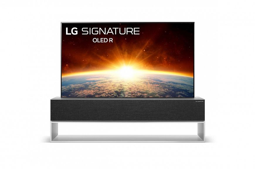 Скручивающийся телевизор LG Signature OLED TV RX