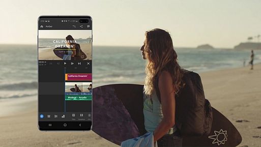 Adobe Premiere Rush оптимизировано для Samsung Galaxy