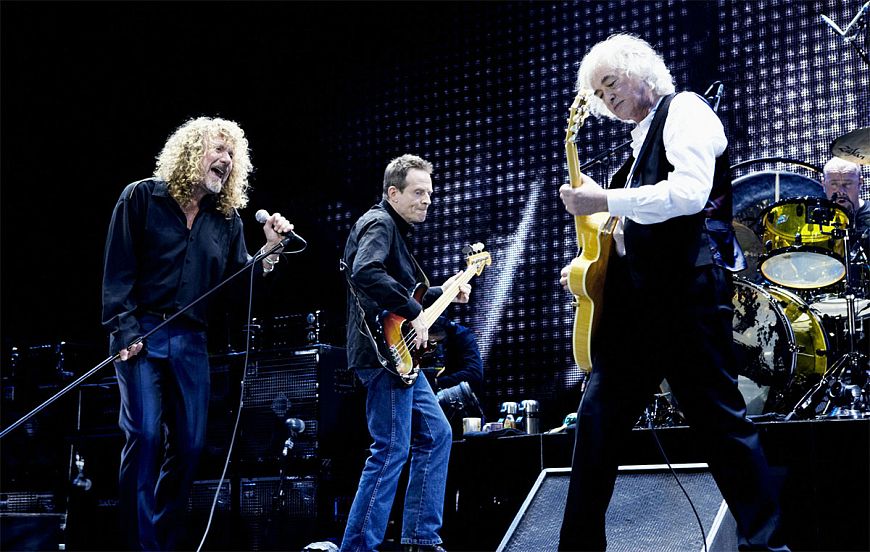 Led Zeppelin «Celebration Day» в стриме с YouTube