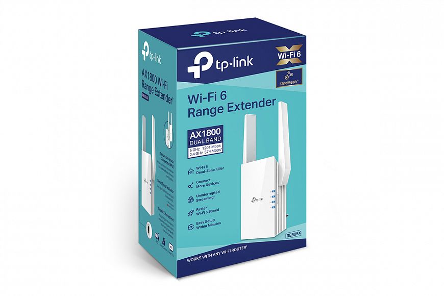 TP-Link RE605X — новый усилитель сигнала для сетей Wi-Fi 6