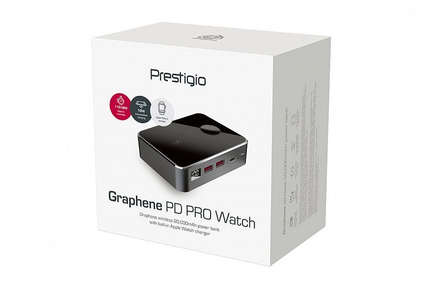 Повербанк Prestigio Graphene PD RRO Watch Edition