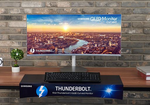 QLED-монитор Samsung CJ79 с портами Thunderbolt 3