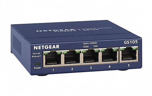 Гигабитный коммутатор NETGEAR ProSafe GS105 – за 1 500 руб. отличное предложение