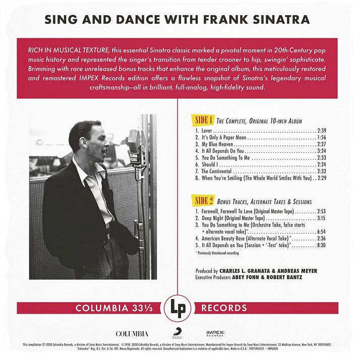 Frank Sinatra «Sing And Dance With Frank»