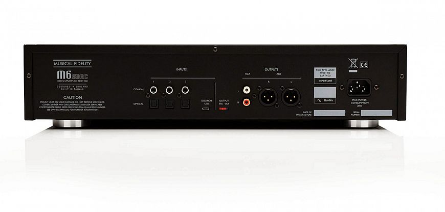 ЦАП с усилителем для наушников Musical Fidelity M6sR